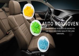 China 2.5Dtex*51mm Regenerated Polyester Fiber Highly Elastic Car Roof Headlining Use factory
