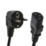 1.5m IEC 320 C13 Power Cord European Round 2 Pin AC EU Plug