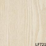 Woodgrain Plastic Veneer Sheets PVC Laminate For Wall