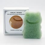 Organic Frog Baby Konjac Sponge Customized Logo Skin Friendly