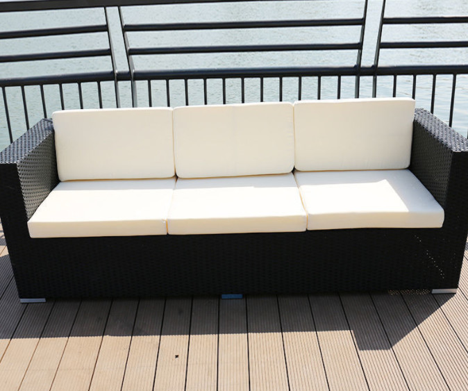 Modern Leisure Best Selling Garden Furniture Plastic Rattan Sofa Set Outdoor White Carton Wholesale Outdoor Furniture