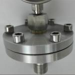 100Mpa Diaphragm Pressure Gauge Stainless Steel Flange Type