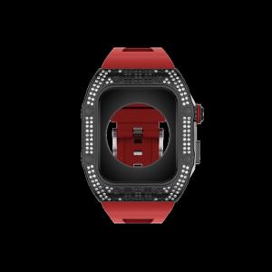 China Luxury Carbon Fiber Apple Watch Case For Series 6/7/8/SE 44mm/45mm Suitabl factory