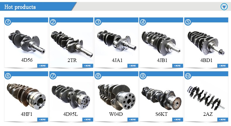 manufactured in China 2016 hot sale profession custom 13411-38010 forged steel engine parts for Toyota 22R auto crankshaft