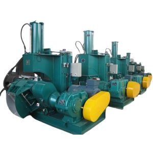 China Electrical Heating Cutting System Rubber Kneader Machine with 9500KG Capacity and 55 L Mixing Capacity factory