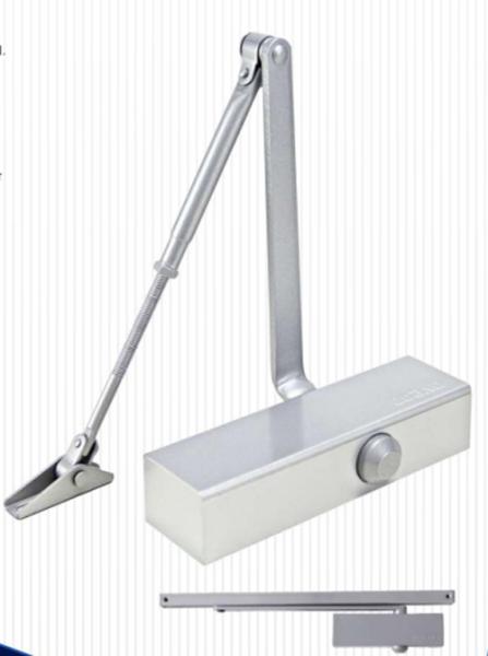 Light Duty 35 Kg Automatic Door Closer Steel Scissors Arm Door Aluminum Alloy