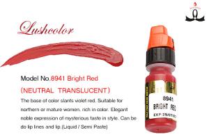 China Red Micro Embroidered Lip Semi Permanent Makeup Pigments for Cosmetic Beauty factory