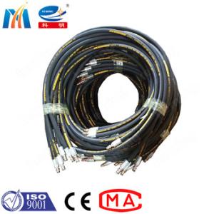 China 80mm Mortar Spraying Steel Braided Hose Fabric Reinforced Flex Resistance factory