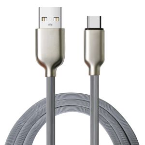 Fast Charging Speed 2A TPE Zinc Alloy 1M Charging Cable for Smooth Data Transfer