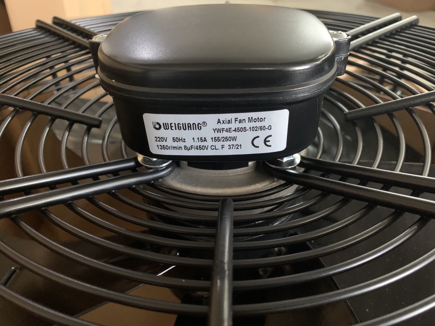 1.15A 1350r/ Min 450mm Axial Fan Motors 220V 50Hz YWF4E-450S-102/60-G