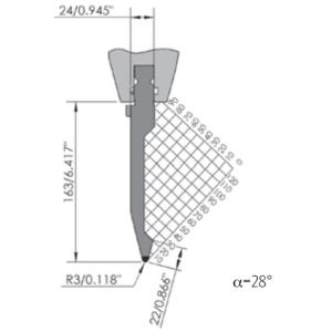 China Customized Size Press Brake Die HRC50 Bending Dies For Hydraulic Press factory