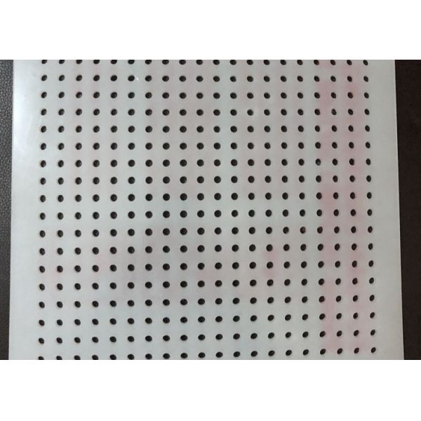 Polypropylene Perforated Sheet Round Hole Punching Plate UV Resistant