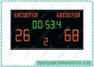 China Electronic LED Handball scoreboard wth time display factory