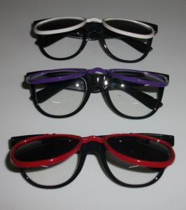 China 1.0 mm PVC or PET laser 3d fireworks glasses , Plastic diffraction glasses factory