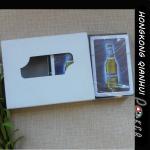 CUSTOM PLASTIC PLAYING CARDS IN PLASTIC BOX FOR BEER ADVERTISING PURPOSE