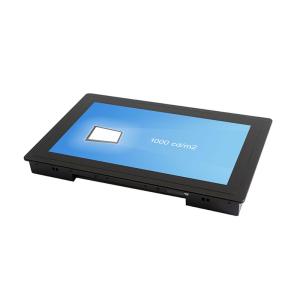 China 1000nits Capacitive Touch Screen Monitor DC12V 15.6&quot; Open Frame Alloy Brushed factory