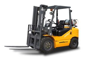 China Visbull Brand LPG Industrial Forklift Truck With Triplex Mast And Side Shifter factory