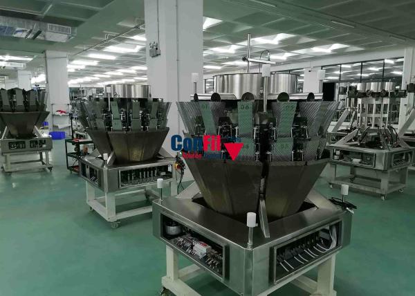China 700kg Automatic Multihead Weigher 14 Head Weigher Single Layer Screw 3 Liter factory
