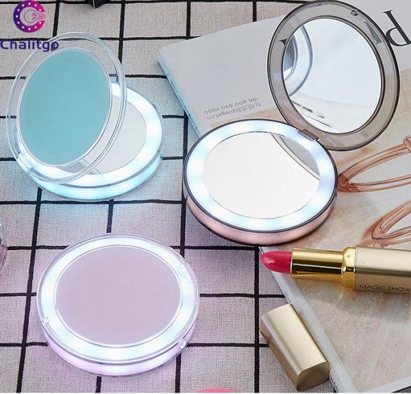Touch Sensitive Makeup Vanity With Lights , Makeup Dresser Lights USB Rechargeab
