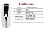 Liquid Foam 0.1s Infrared Antibacterial Hand Gel Dispenser