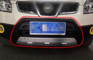 China NISSAN Qashqai 2008 - 2014 Luxury Blow Molding Front Guard And Rear Guard factory