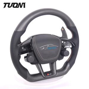 China Leather Led Sport Audi Rs6 Carbon Steering Wheel Alcantara ODM factory