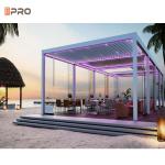 Motorzied Powder Coated Modern Electric Pergola Roof For Garden