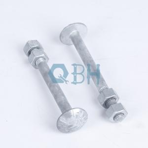 China ANSI Step Round Head HDG PLAIN A394T Carbon Steel Bolt factory
