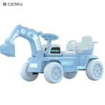 Rechargeable Battery Kids Ride On Toy Truck: Early Education, LED Lights, Max
