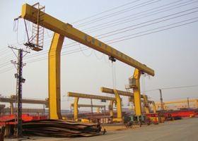 China Easy Install L Type Workshop 200 Ton Gantry Crane Single Girder factory