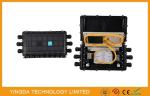 PC 6 Ports Fiber Cable Joint Box , Inline Splitter Fiber Optic Distribution Box