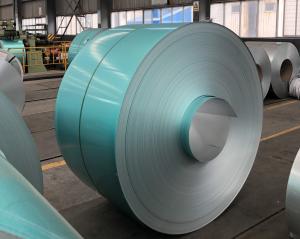 China Green Color AFP Aluzinc Steel for Stone Coated Metal Tiles Regular Spangle 55% Aluzinc Steel Coil Regular width 1M factory