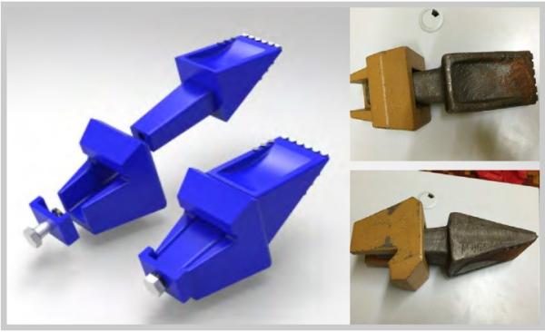 Alloy Steel Drilling Bucket Soil Teeth Construction Auger Drilling Bucket Flat