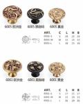 OEM Long Fancy Hardware Pull Handles American Style Brass Door Handle
