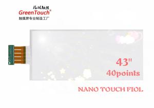 China 43 Inch 40 Points Multi Touch Foil , Usb Capacitive Touch Foil Film factory