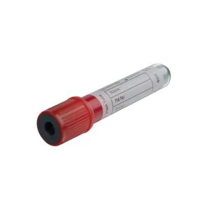 China Medical Consumables Blood Collection Vacuum Tube No Additive Red Plain Tube factory