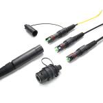 Outdoor FTTA Fiber Optic Patch Cable IP67 With Hoptic Connector