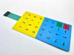Customizable Embossing Microwave Oven Membrane Keypad 3M467 Adhesive