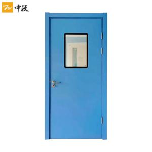 China 30 Min Vision Glass Panel Exterior Fireproof Hospital Doors factory
