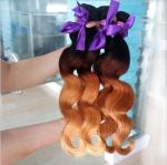 Ombre Body Wave Brazilian Virgin Human Hair 10-32" For Black Women