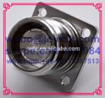 4.3-10 female connector solder type with flange square VSWR 1.15 length 33.3mm