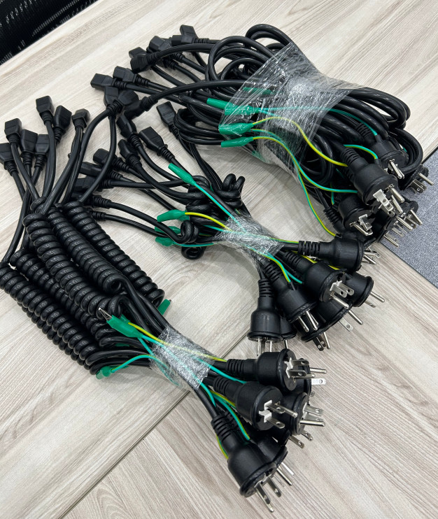 Waterproof Japan Power Cord 15A 125V for Japan Market and Japan Compatibility 3 Pin Power Cable