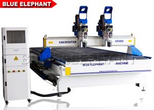 China 2055 multi-heads woodwork cnc router , cnc wood carve machine for wood door design factory
