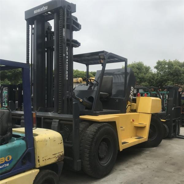 Used Orignal Japan Manufactured Komatsu Fd200 Forklift Truck in Good Condition