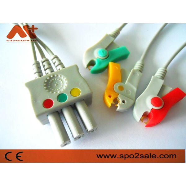 China Mindray > Datascope Compatible 3 lead ECG Leadwire - 0010-30-42732 factory