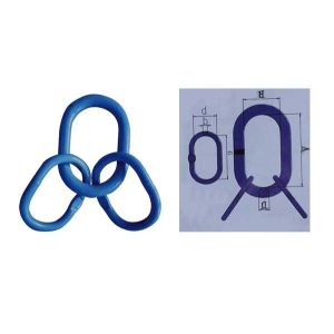 China JTR-HL21 G100 Welded Master Link Assembly with Flat for Hoist Accessories with Min. Breaking Strength on sale