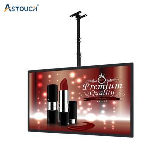 China 55 Inch Black Digital Signage Indoor Advertising Player For Restaurants factory