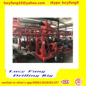 China China Popular Good Quality Trailer Mounted Mobile CST-200 Hydraulic Big Pile hole Drilling Rig For 200 m Depth factory