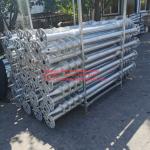Greenhouse 76MM Q235 Galvanized Steel Ground Screw Piles
