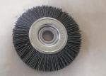 Round Abrasive Nylon Bristle Wheel 55mm Middle Plate And 10mm Face Width